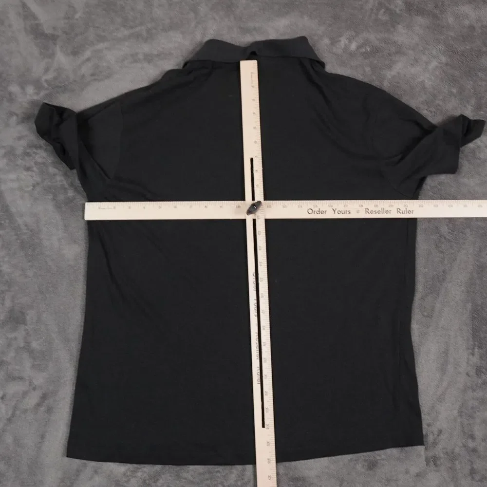 Vintage Florida Polo Shirt Mens Large Black Mickey Mouse 80s Velva Sheen Logo‎